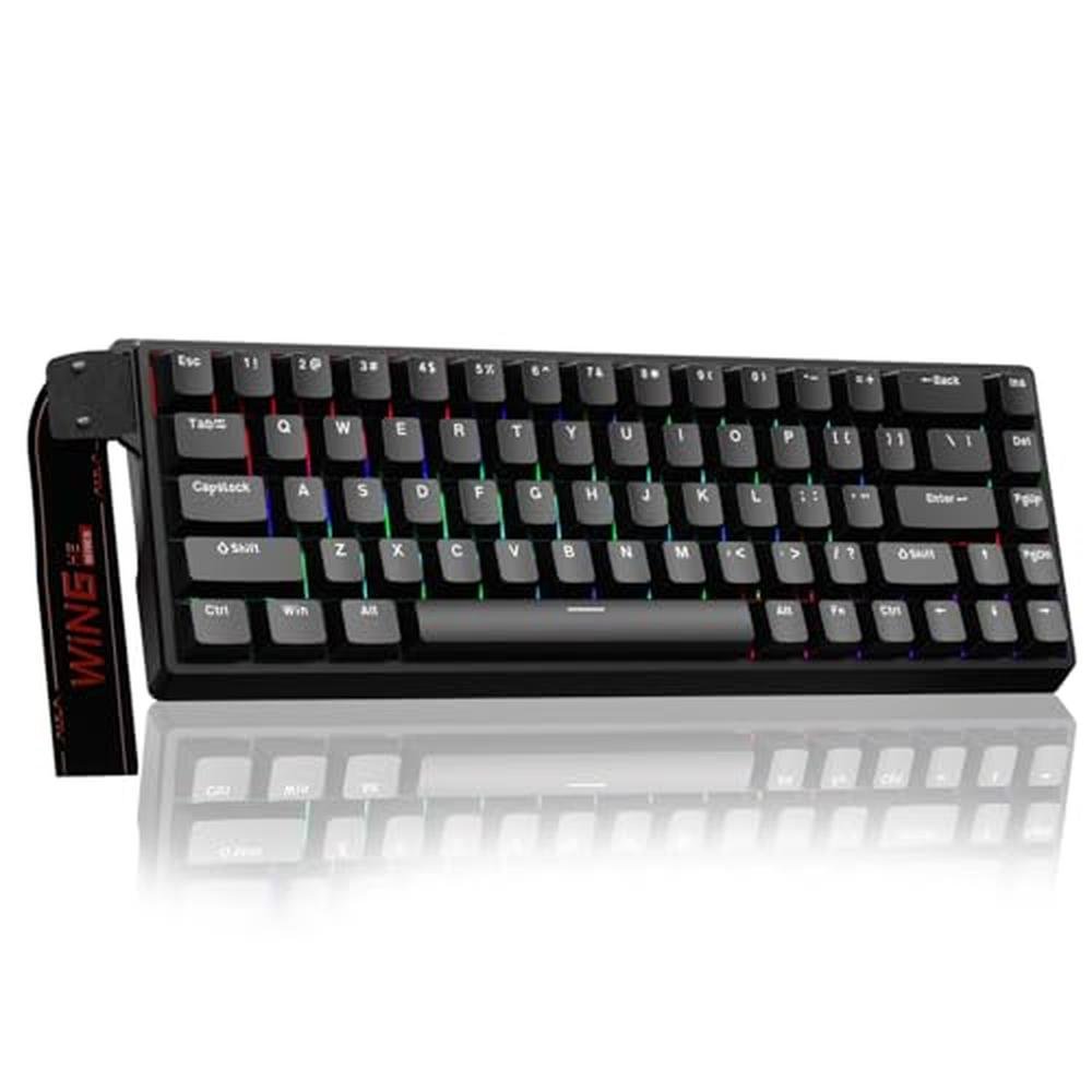 Keyboard AULA: AULA WIN68 HE Mechanical Gaming Keyboard 60% – Front View