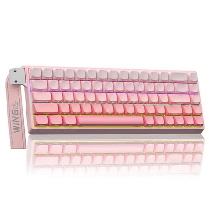 Keyboard AULA: AULA WIN68 HE Mechanical Gaming Keyboard 60% – Front View