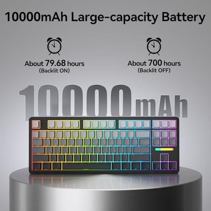 Keyboard Ausdom: AUSDOM H87 Wireless Mechanical Keyboard – Close-up Detail