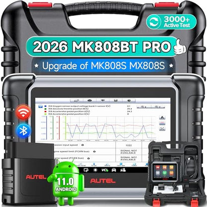 Autel Scanner: Autel MaxiCOM MK808BT PRO Bidirectional – Front View