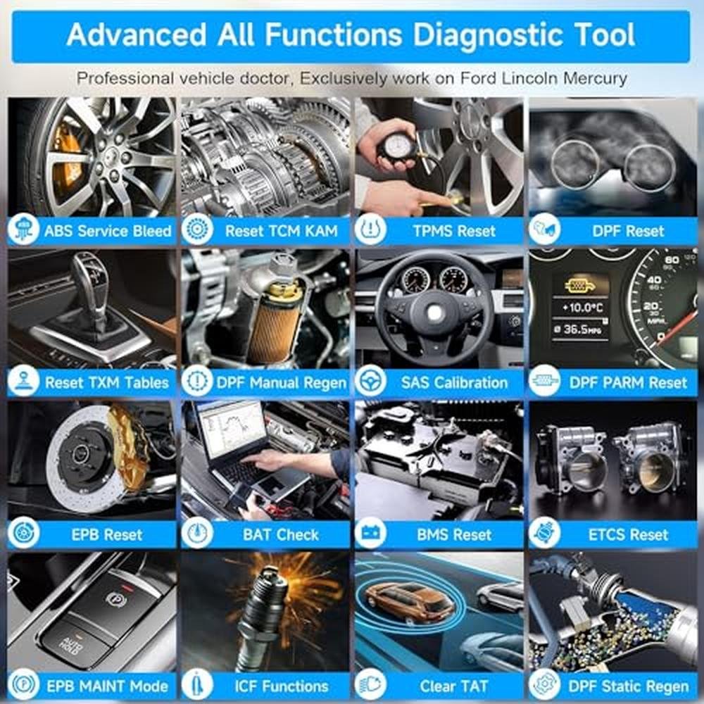 Scanner Ford: Autophix OBD2 Scanner Code Reader for Ford – Close-up Detail
