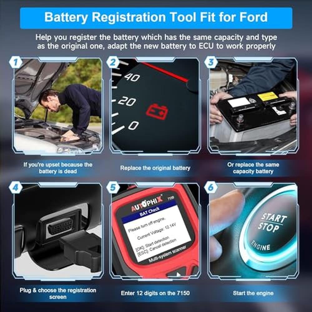 Scanner Ford: Autophix OBD2 Scanner Code Reader for Ford – Packaging