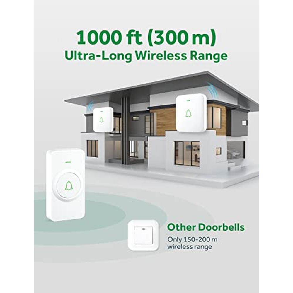 Wireless Door Chime: Avantek WA-11 Waterproof Battery – In Use