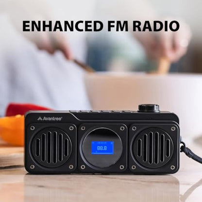 Avantree Boombyte: Portable Digital FM Radio with Bluetooth – In Use
