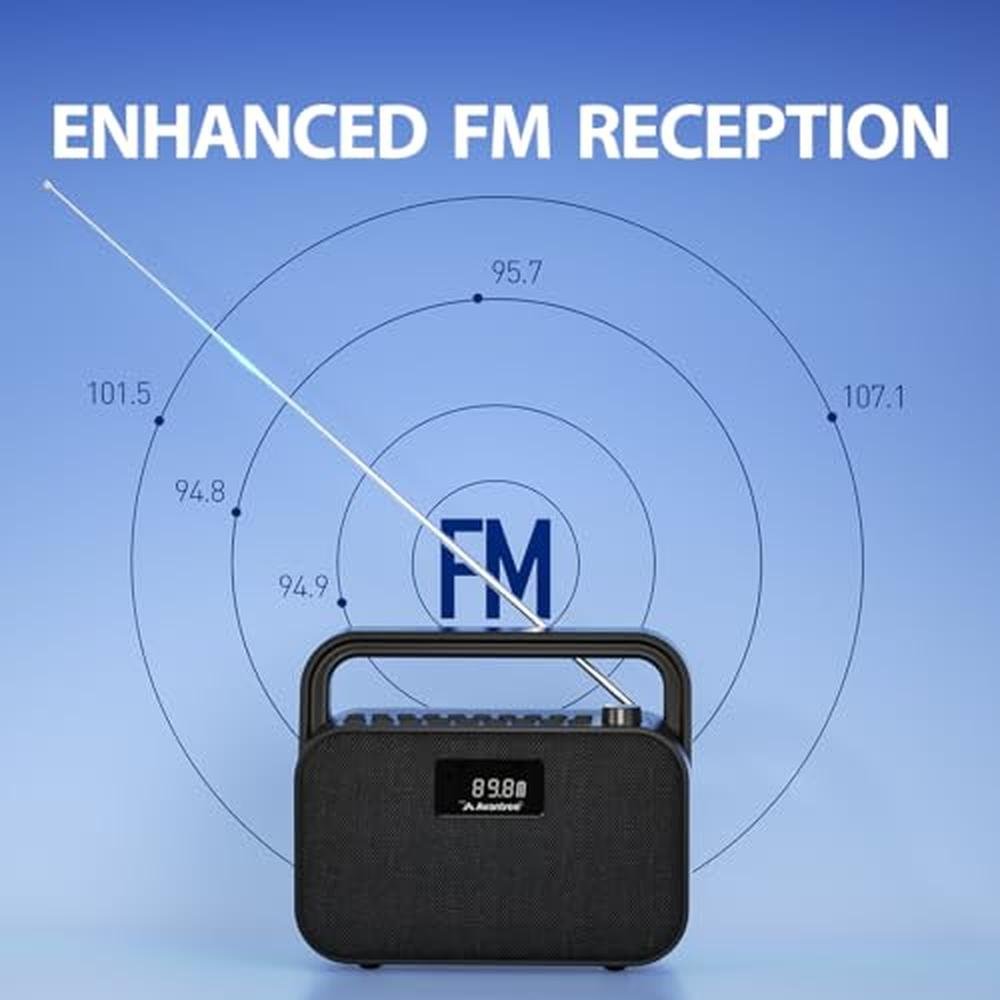 Avantree PowerByte: Portable FM Radio with Powerful 30W – Packaging