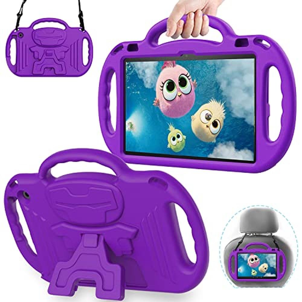 Fire HD 10 Kids Case: AVAWO Premium Shockproof Tablet Case – Front View