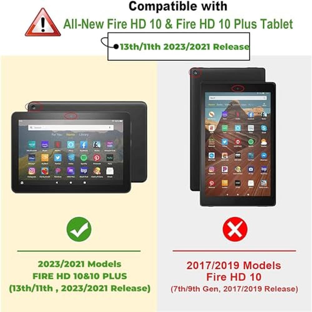 Fire AVAWO Kids Case: AVAWO Fire HD 10 & Fire HD 10 Plus – Side View