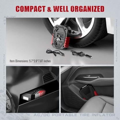 Air Tire Inflator: AVID POWER Portable Air Compressor – Packaging