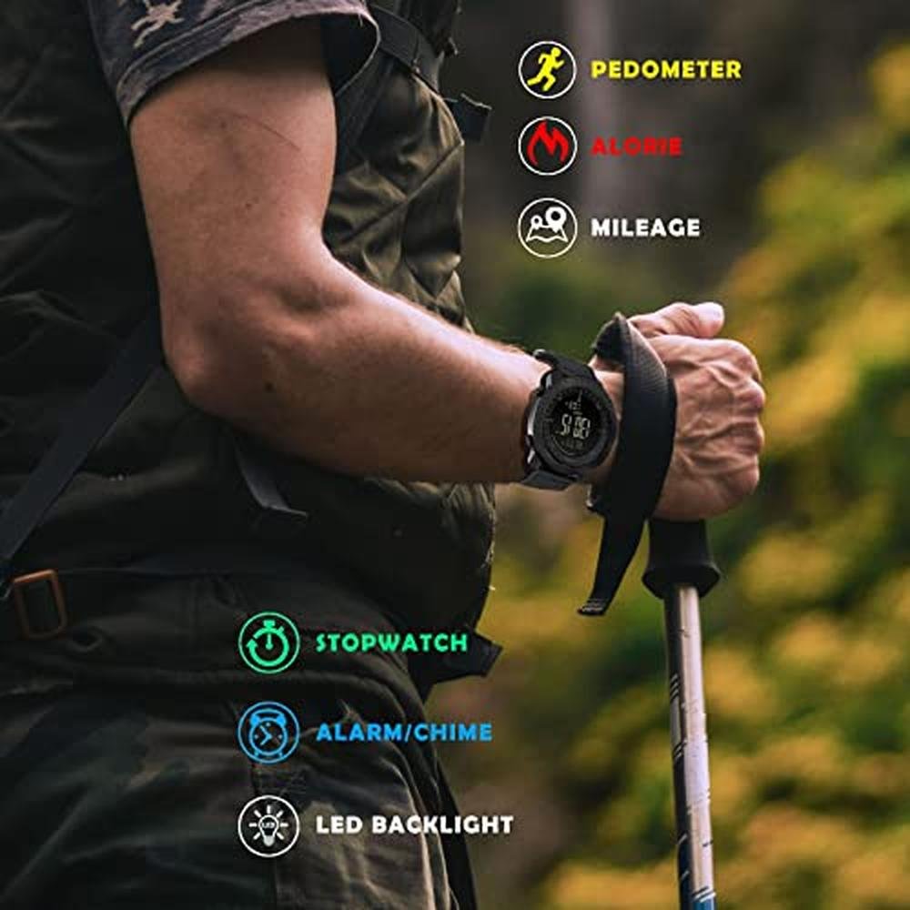 Watch AVTREK: AVTREK Men's Outdoor Sport Digital Wrist – Side View