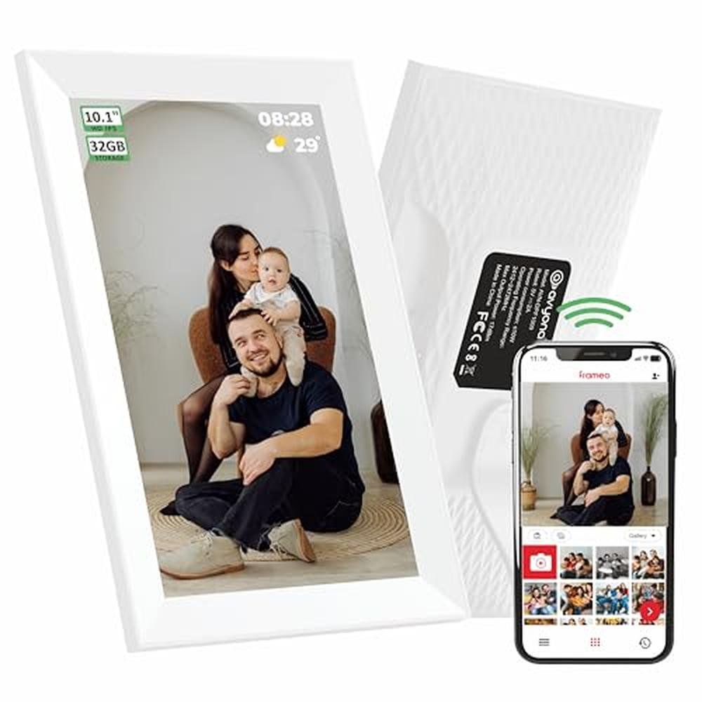 Avyona 10.1 Smart WiFi Digital Photo Frame – Front View