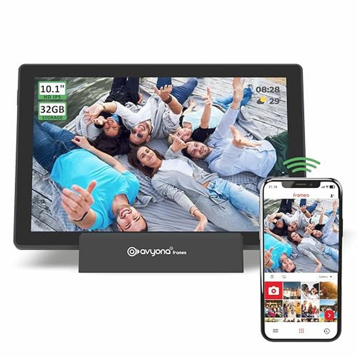 Avyona 10.1" Smart WiFi Digital Photo Frame – Front View