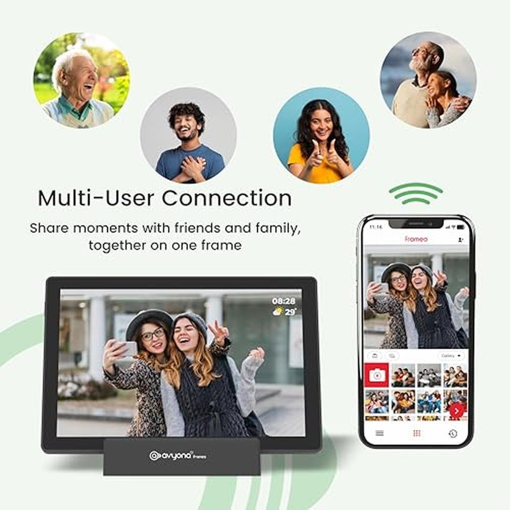 Avyona 10.1" Smart WiFi Digital Photo Frame – Packaging