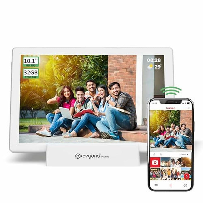 Avyona 10.1" Smart WiFi Digital Photo Frame – Front View