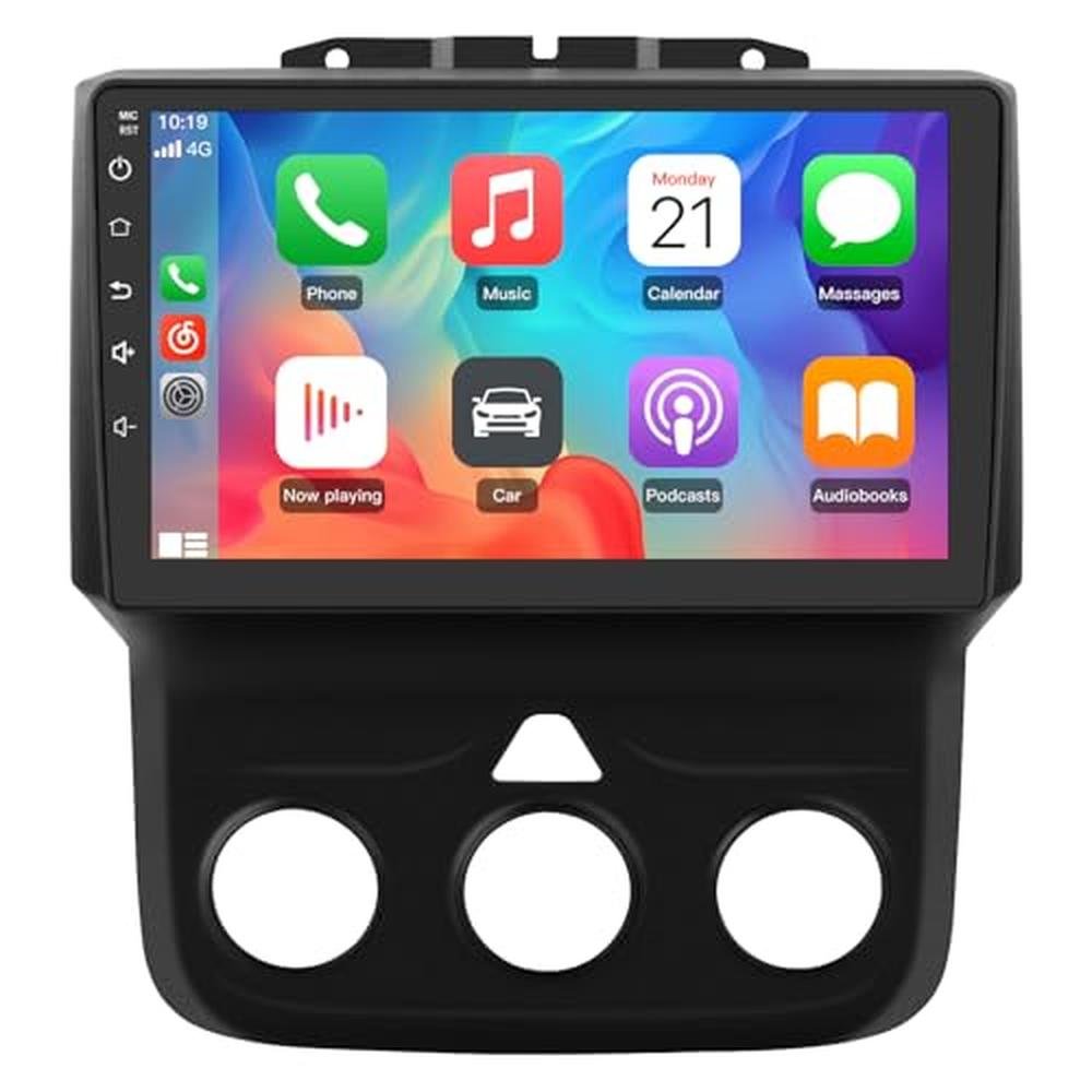 Android Car Stereo: AWESAFE Dodge RAM 1500 2500 3500 Radio – Front View
