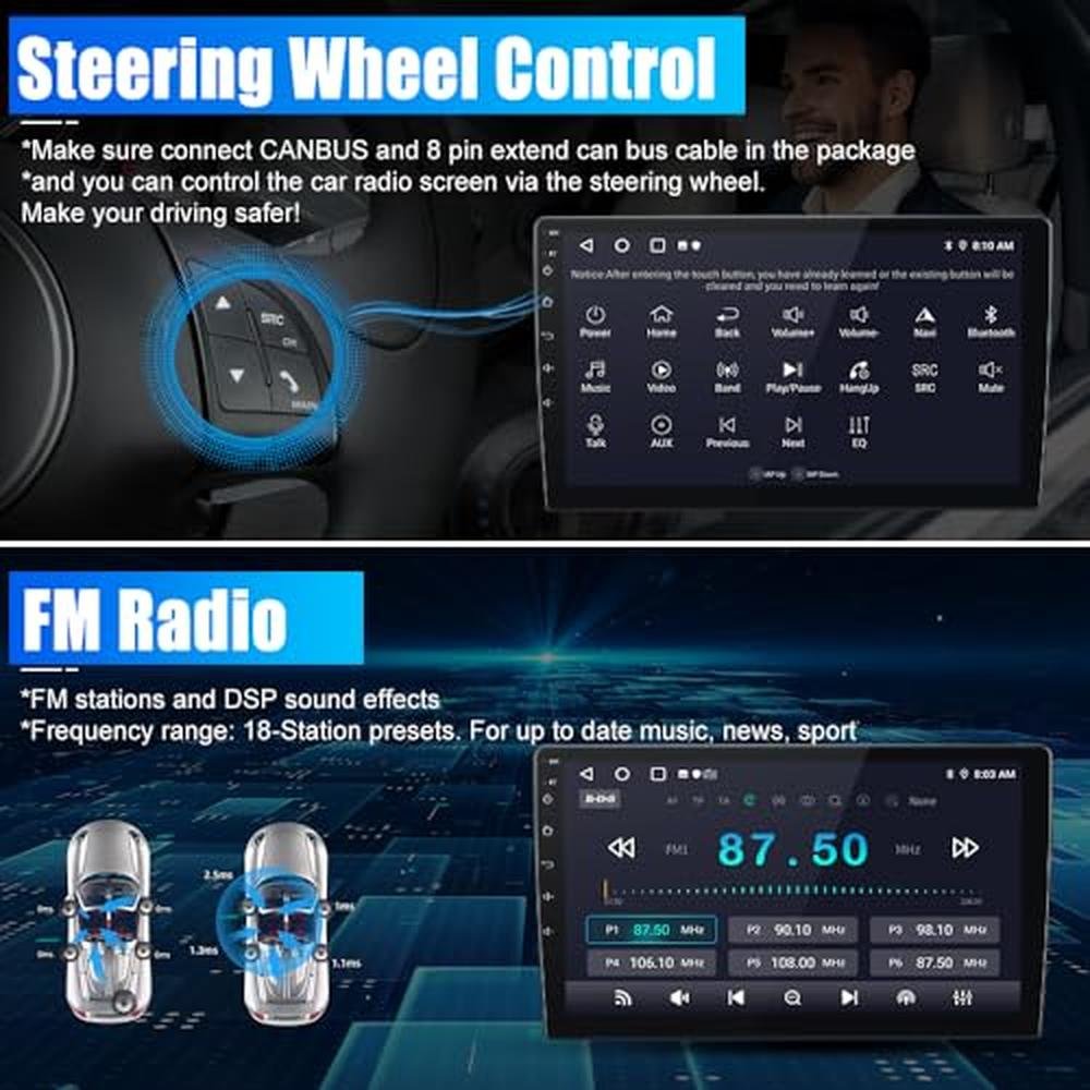 Android Car Stereo: AWESAFE Dodge RAM 1500 2500 3500 Radio – In Use