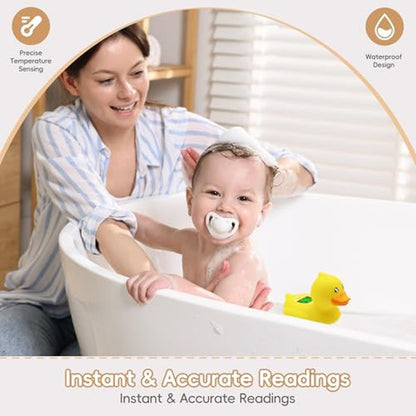 Baby Bath Thermometer: B&H Rechargeable Digital Infant – Side View