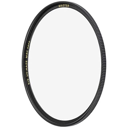 B+W 52mm Master UV Haze MRC Nano 010M Glass Filter – Front View