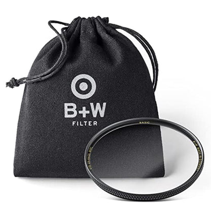 B+W 67mm Basic UV Haze MRC 010M Glass Filter_Black – Side View