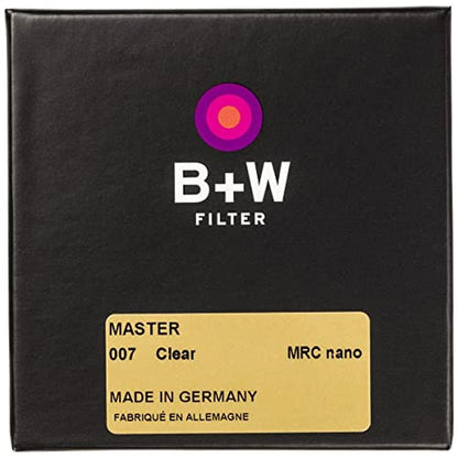 B+W 72mm Master Clear MRC Nano 007M Glass Filter – Close-up Detail