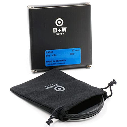 B+W 77mm Basic Circular Polarizer MRC Glass Filter – In Use