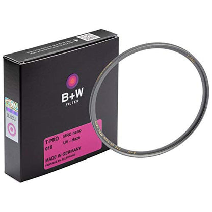B + W UV-Haze Protection Filter for Camera Lens Ultra Slim – Front View