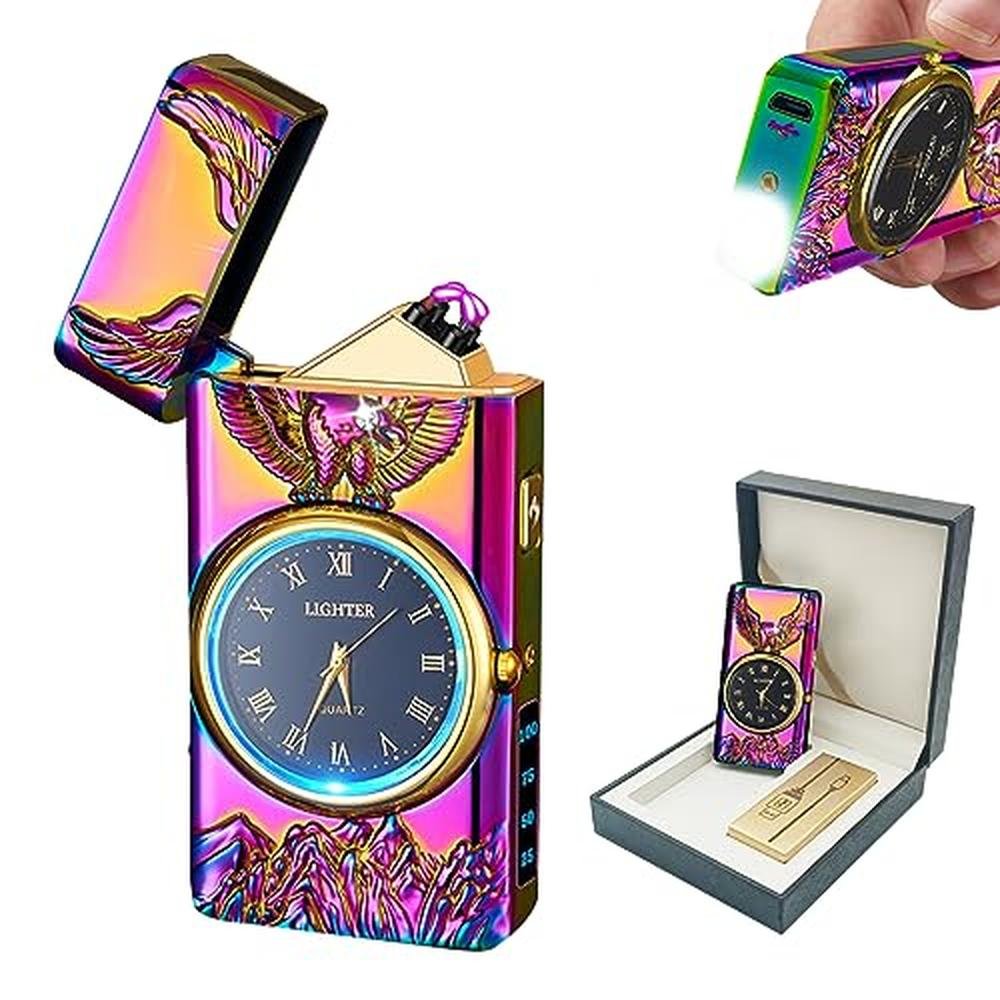 Lighter Cool: BABOBIU Electric Lighter Cool Windproof Eagle – Front View