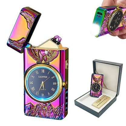 Lighter Cool: BABOBIU Electric Lighter Cool Windproof Eagle – Front View