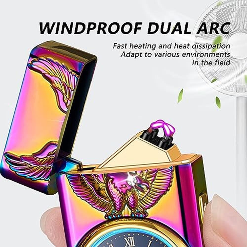 Lighter Cool: BABOBIU Electric Lighter Cool Windproof Eagle – Side View