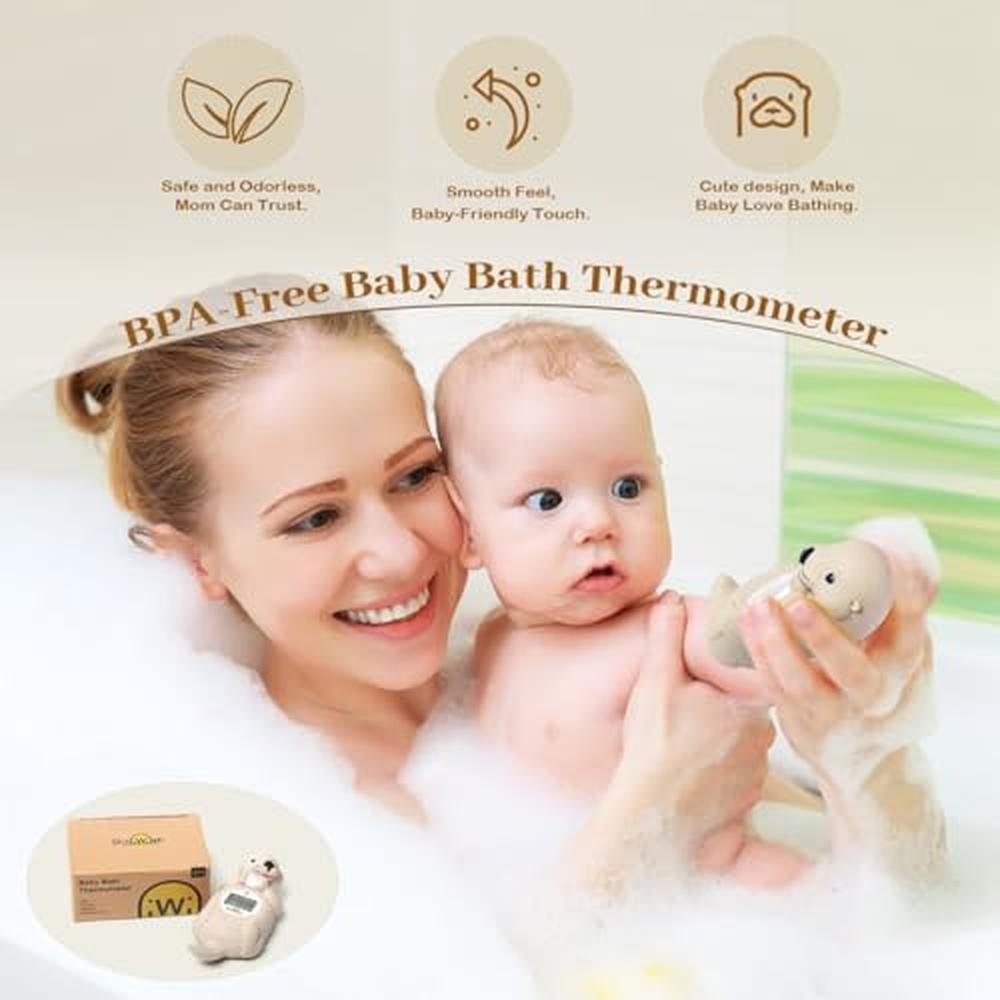 Baby Bath Thermometer: Doliwish Digital Thermometer – Side View