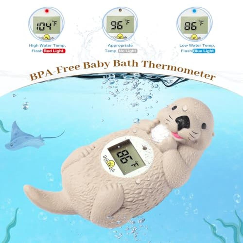 Baby Bath Thermometer: Doliwish Digital Thermometer – In Use