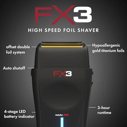 Shaver Babylisspro: Babylisspro FX3 Professional High-Speed – Side View