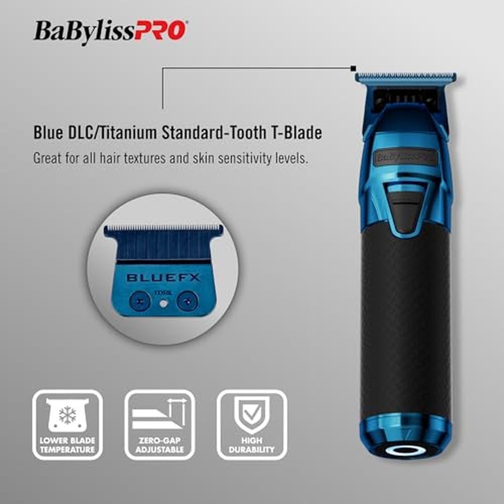 Hair Trimmer: BaByliss Pro FX7870 Titanium T-Blade – Side View