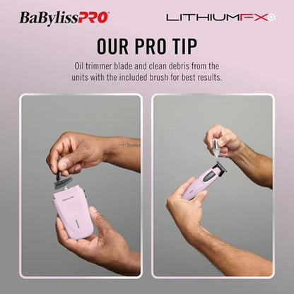 Babylisspro Limited Edition LithiumFX Trimmer and Double – Side View