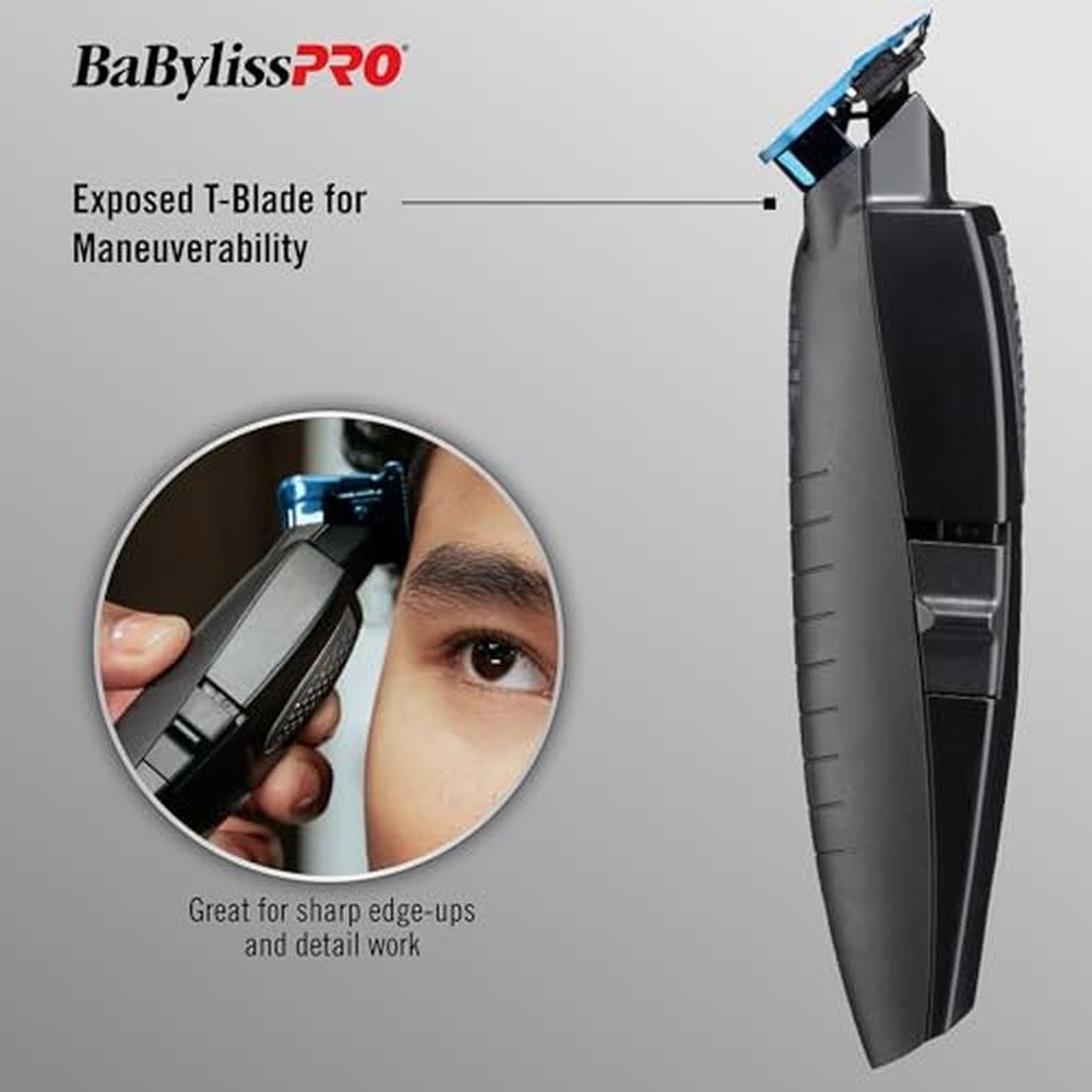 Babylisspro LithiumFX: Cord/Cordless Ergonomic Trimmer – Side View