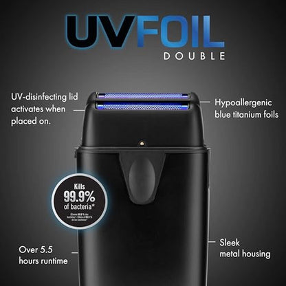 Disinfecting BabylissPro: UV Foil UV Disinfecting Metal – Side View
