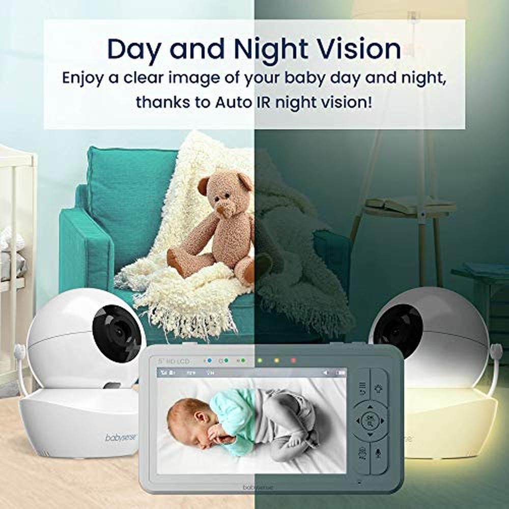 Sleep Baby: Babysense True Sleep HD Video Baby Monitor with – In Use