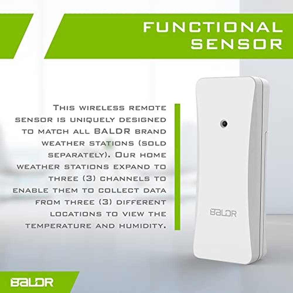 Weather Baldr: BALDR Wireless Weather Station Remote Sensor – Close-up Detail