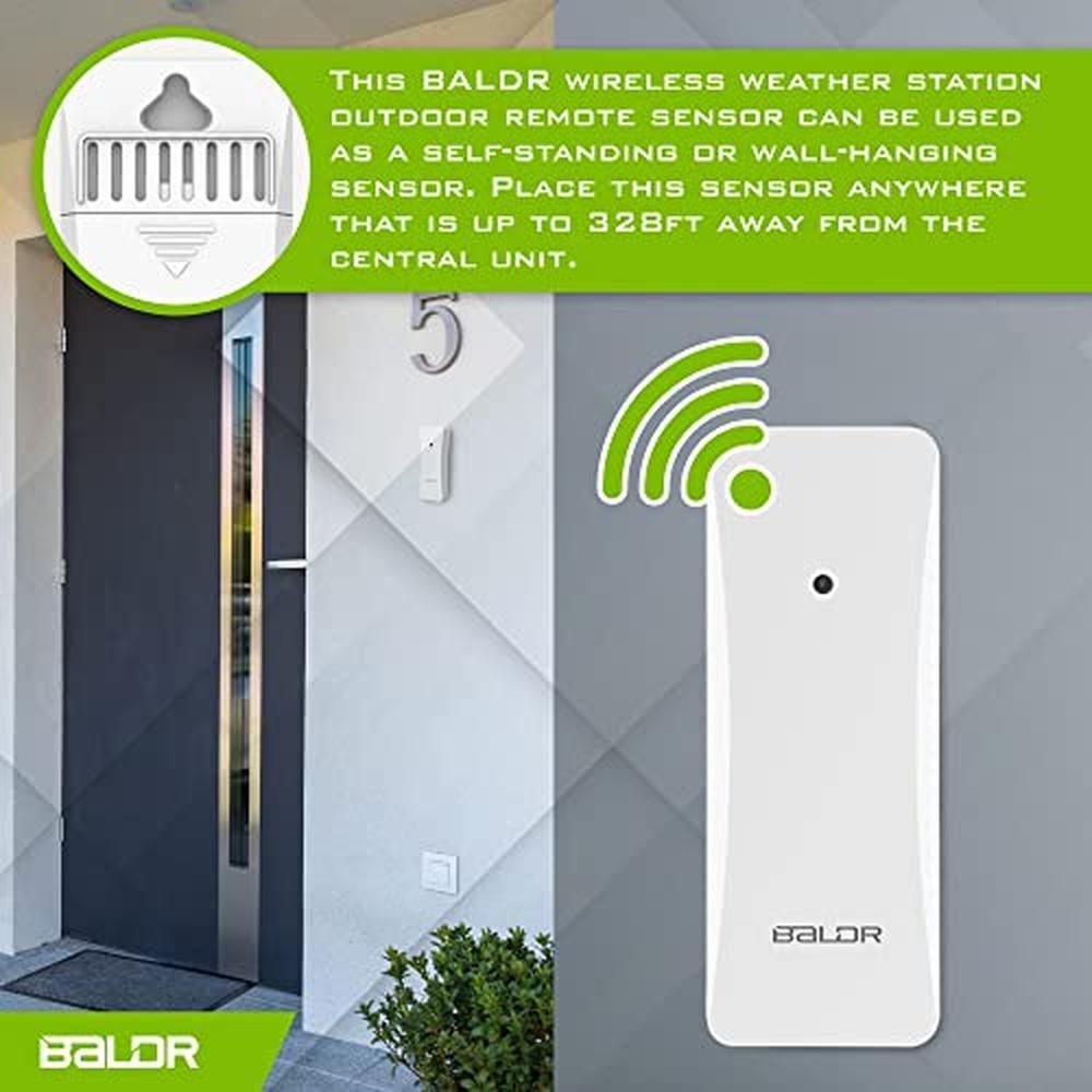 Weather Baldr: BALDR Wireless Weather Station Remote Sensor – In Use
