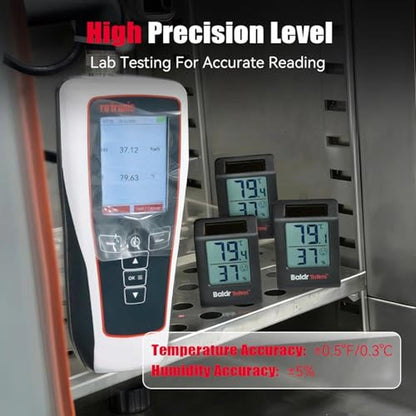 Humidity BaldrTherm: BaldrTherm Hygrometer Solar Powered – Close-up Detail