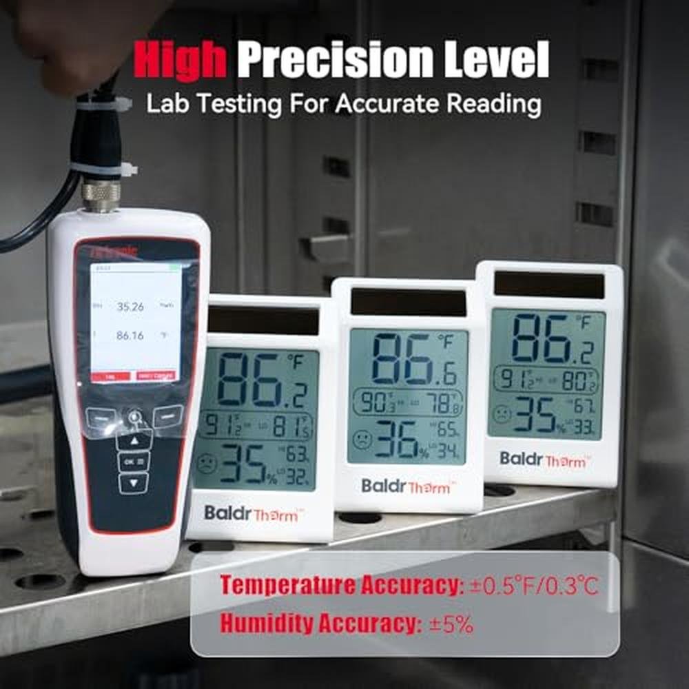 Room Baldrtherm: Baldrtherm Indoor Thermometer – Close-up Detail