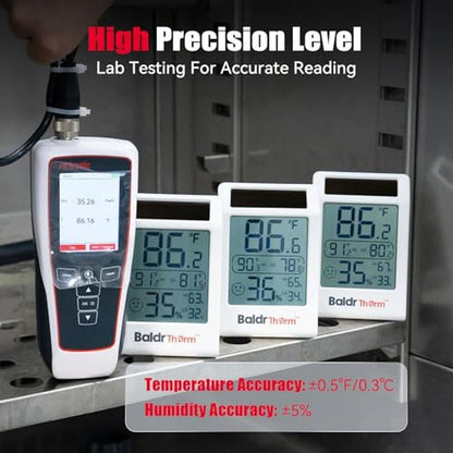 Room Baldrtherm: Baldrtherm Indoor Thermometer – Close-up Detail
