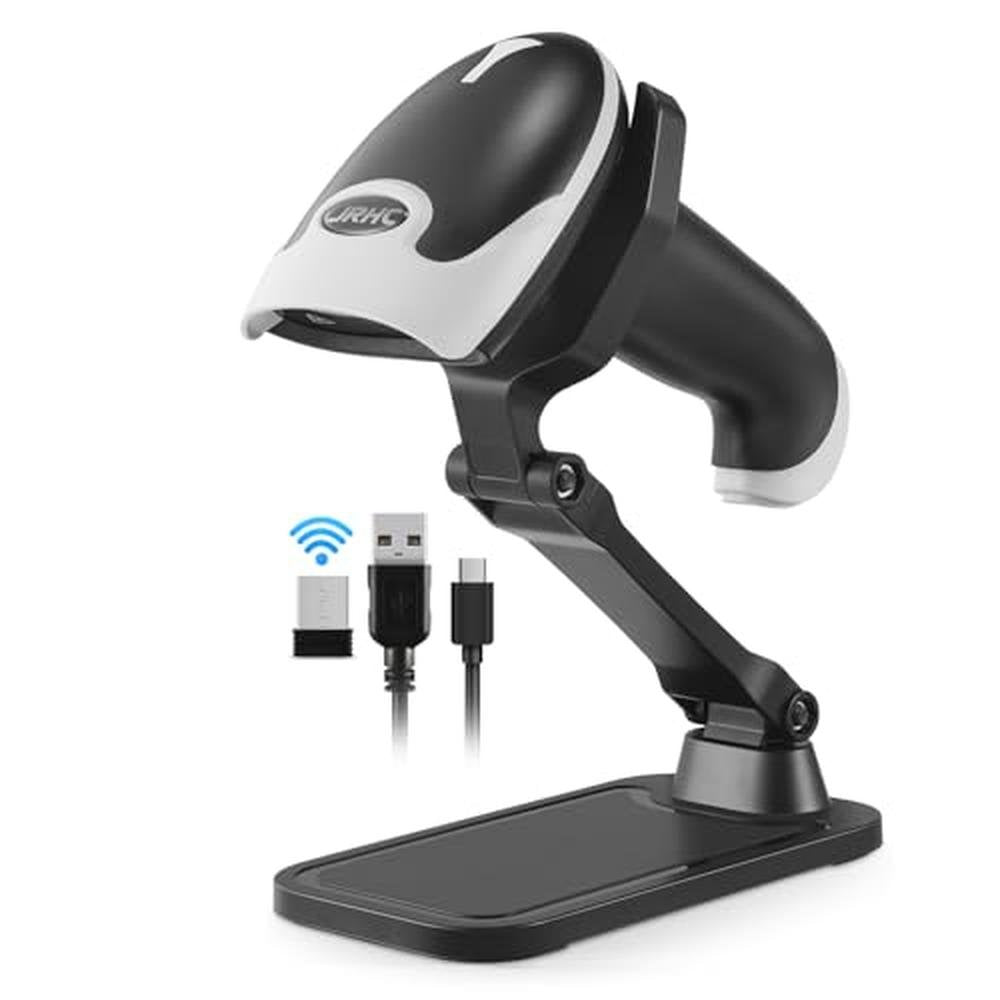 Barcode Scanner: Wireless Bluetooth 2.4G USB Wired – Front View