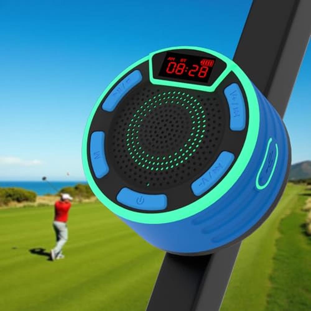 Golf Cart Speaker: BassPal Magnetic IPX7 Waterproof – Front View