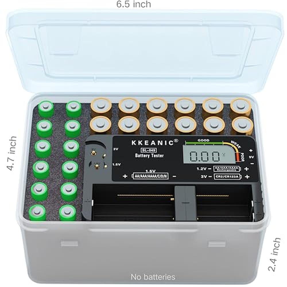 Battery Tester: Professional Digital Battery Checker with – In Use