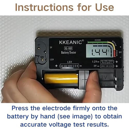 Battery Tester: Professional Digital Battery Checker with – Packaging