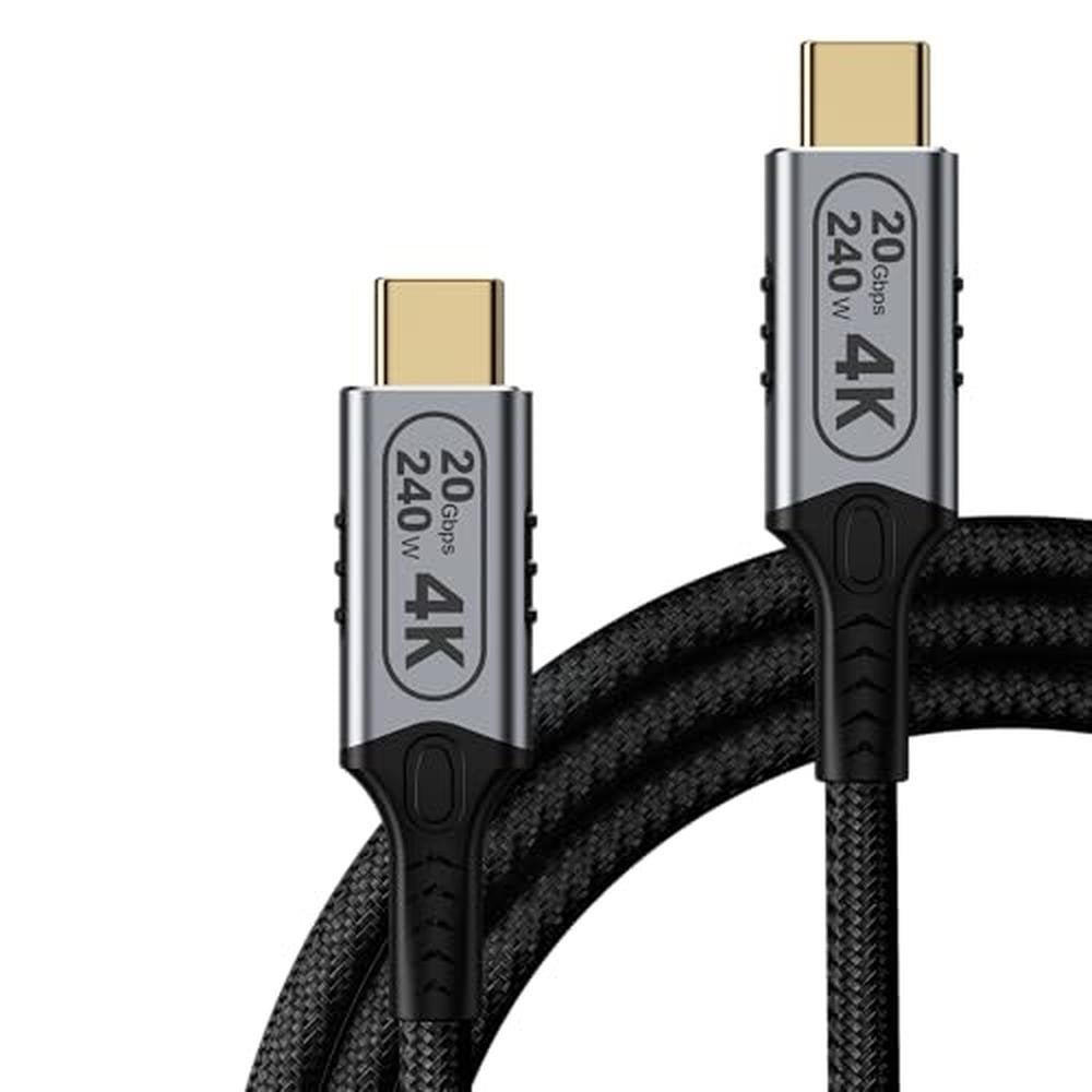 BAWIOFIAU 10ft USB-C to USB-C Cable – Front View