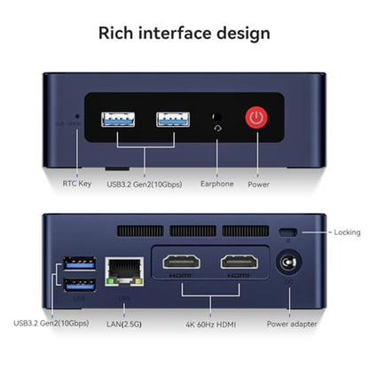 Beelink S12 Mini PC: Beelink S12 Pro N100 – Side View