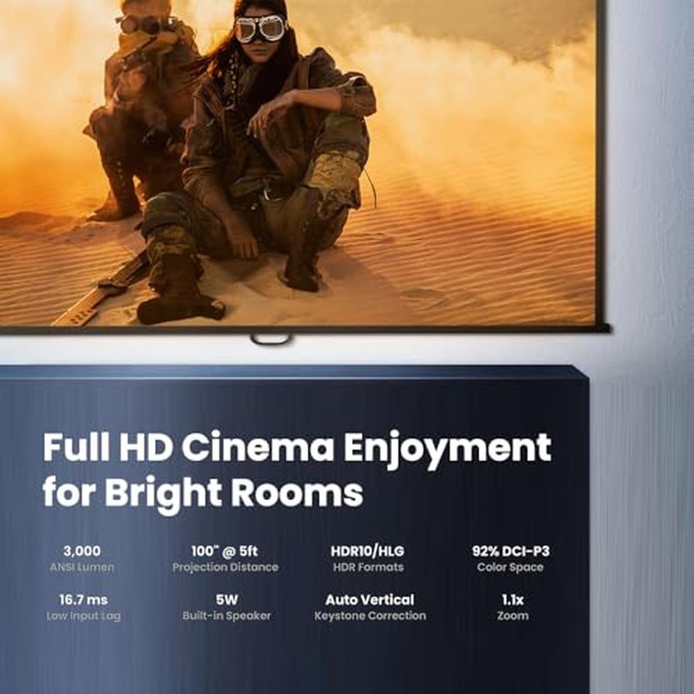 Gaming Benq: Benq TH671ST 1080p Short Throw Gaming Projector – Side View