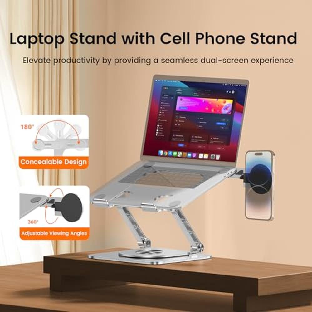 Laptop Benriotel: Benriotel Laptop Stand with Magnetic – Side View