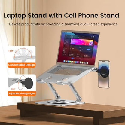 Laptop Benriotel: Benriotel Laptop Stand with Magnetic – Side View